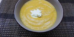 Σούπα βελουτέ με κουνουπίδι και γλυκοπατάτα