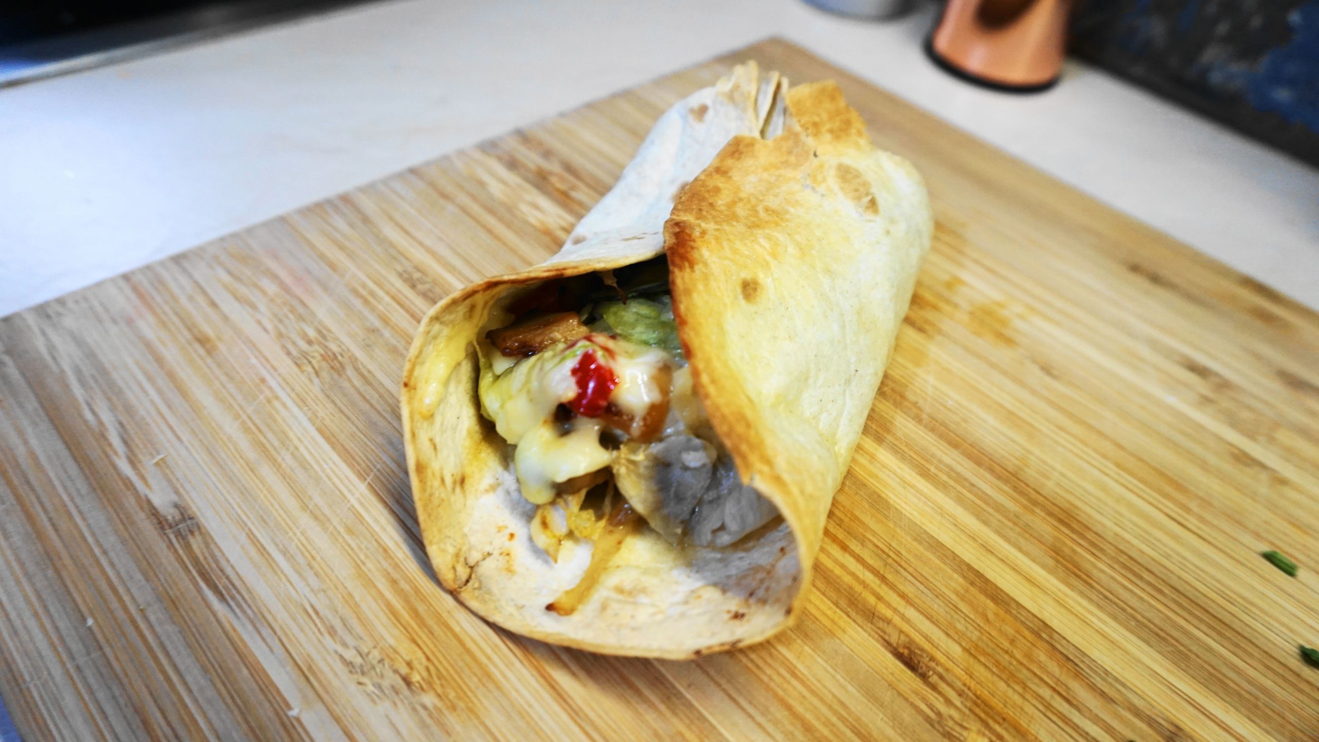 Fajitas (Φαχίτας) - τορτίγιες με κοτόπουλο