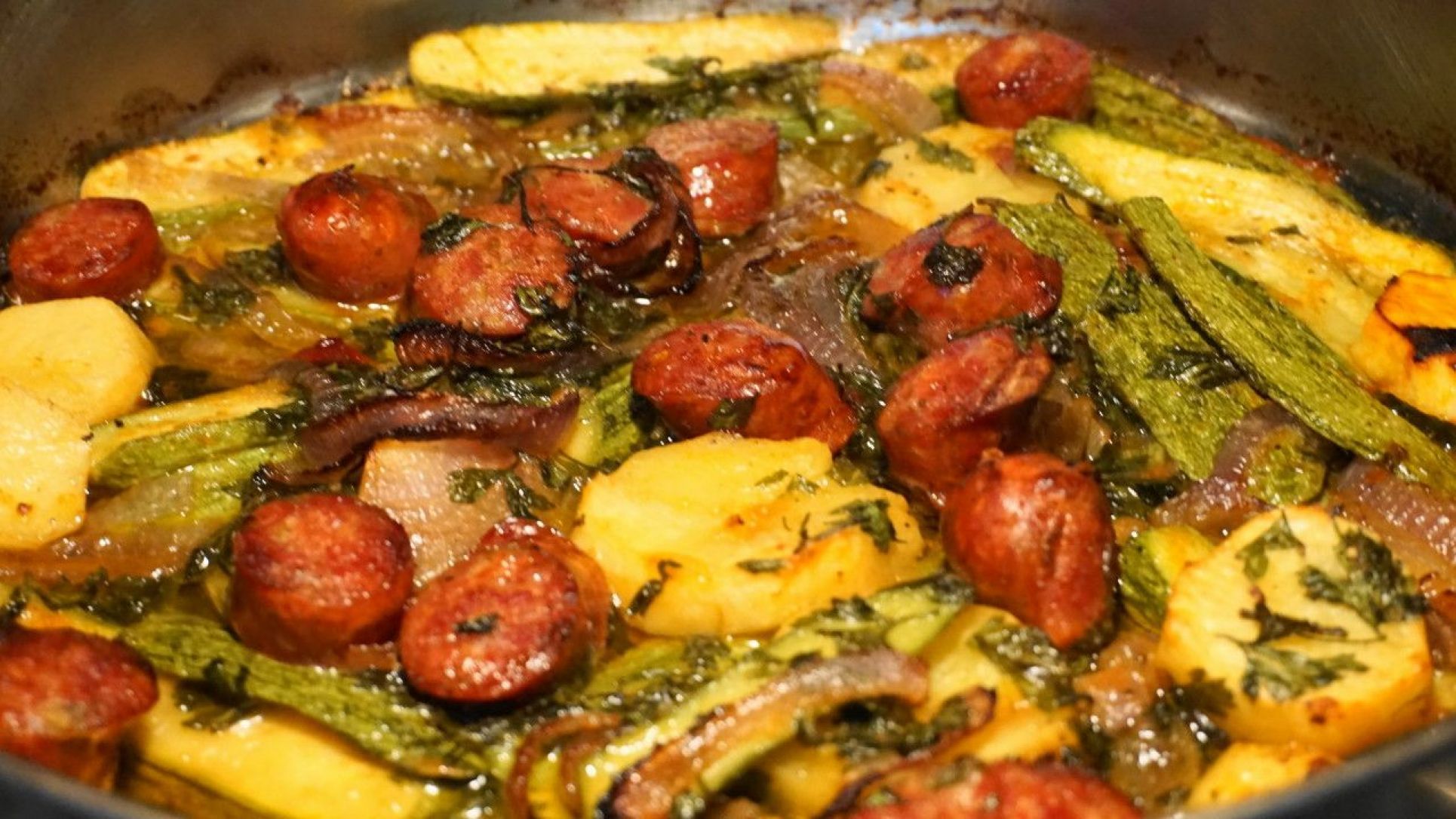 Μπριαμ με λουκάνικο