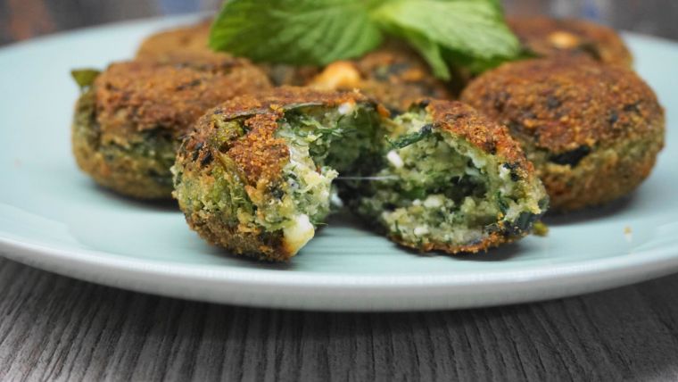 Σπανακοκροκέτες