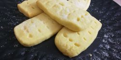 Shortbread cookies - βουτυράτα μπισκότα με 3 υλικά