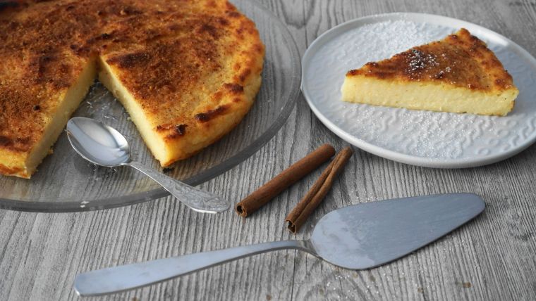 Γαλατόπιτα χωρίς φύλλο