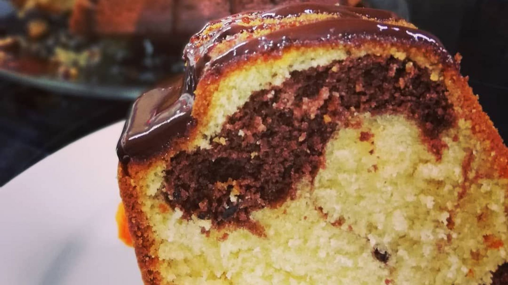 Κέικ βανίλια-σοκολάτα